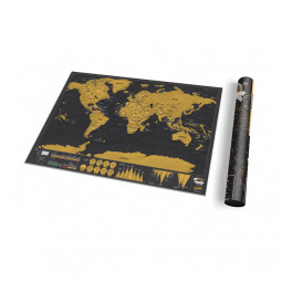 SCRATCH MAP DELUXE FÖR RESOR
